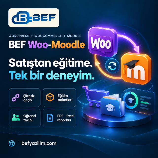 BEF Woo - Moodle Senkronizasyon