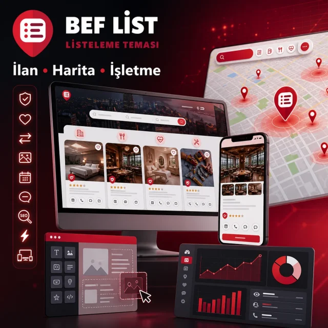 BEF List İlan Listeleme Teması