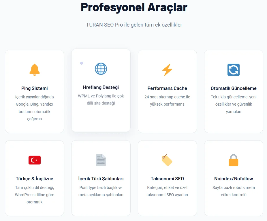 Turan Seo PRO - Türkçe Yerli Seo WordPress Eklentisi