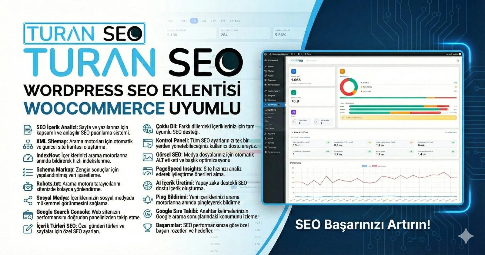 Turan Seo PRO - Türkçe Yerli Seo WordPress Eklentisi