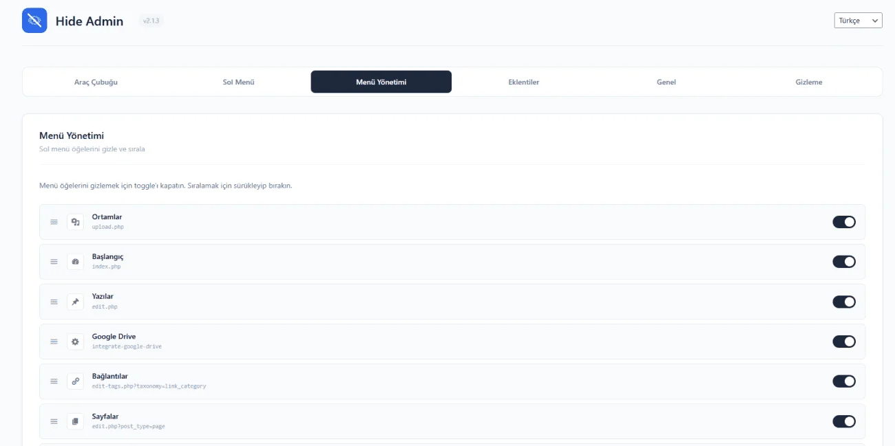 Hide Admin – Clean Update Badges & Notices